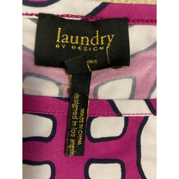 Laundry By Shelli Segal Geometric Pattern Dress Size 6 - Picture 4 of 9